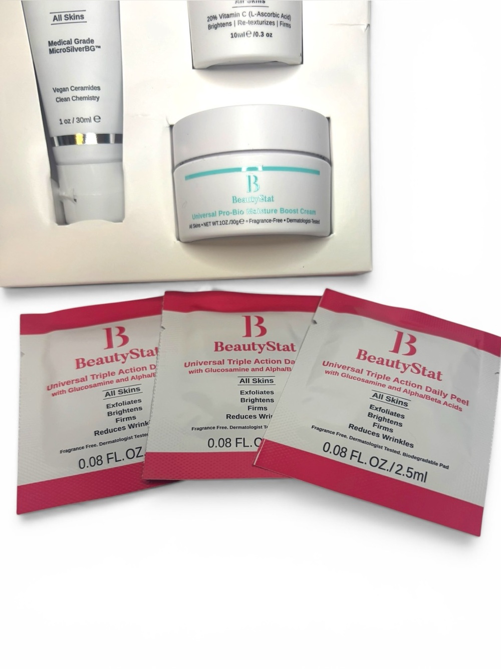 NEW/NIB BeautyStat Brighten & Strengthen Travel Starter Set - Picture 5 of 9